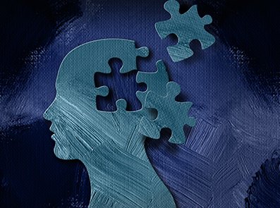 puzzle sugestiv pentru persoana cu dementa, pierderea memeoriei, uitare evenimente